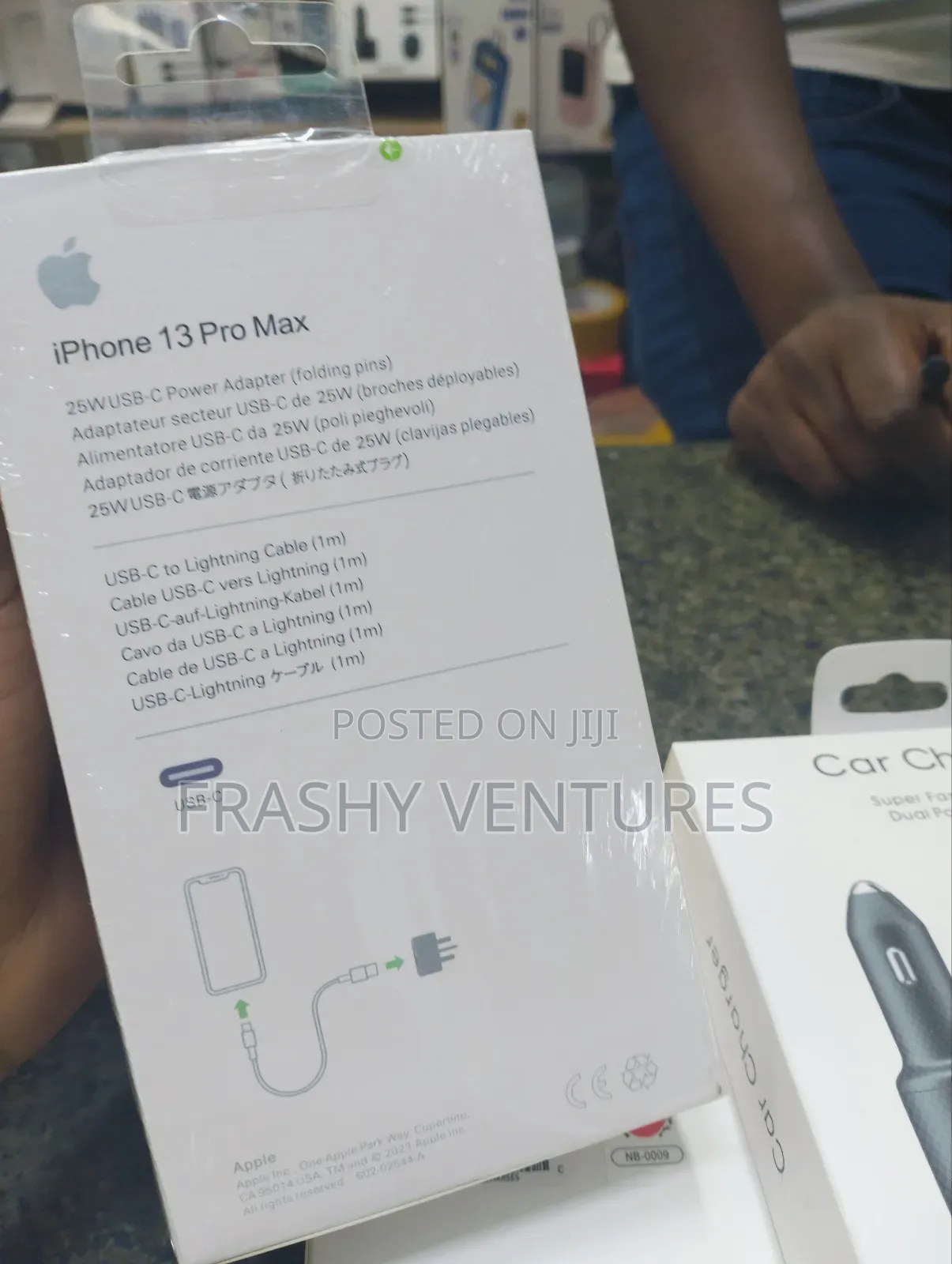 iPhone 13 Pro Max Adapter and Cable