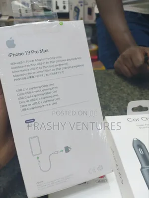 iPhone 13 Pro Max Adapter and Cable