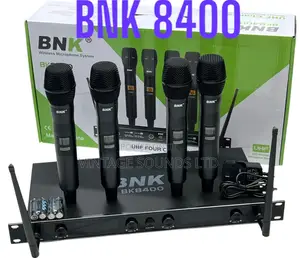 BNK Bk8400 4wireless Microphone Set Uhf