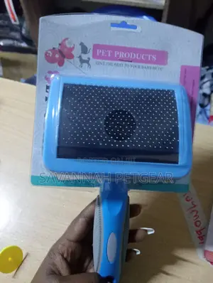 Pet Brush for Cats Dogs - Blue