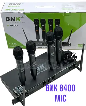 BNK BK8400 4-in-1 Wireless Microphone Set ( BK )
