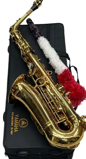 Professional Yamaha Alto Saxophone Silver Gold