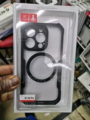 For iPhone 14 Pro Max With Magsafe Airbags Bumper Case
