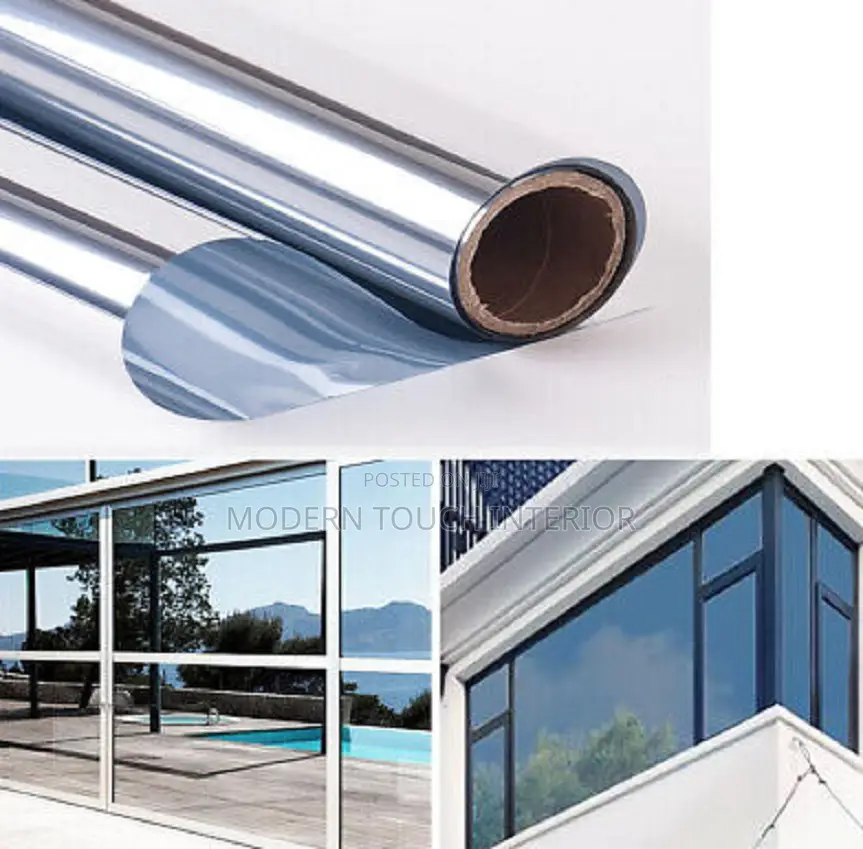 Silver Privacy Reflective Window Film