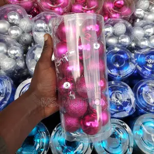 4 Cm 24pcs Christmas Balls Decor Set*