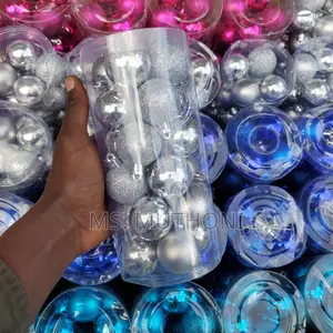 4 Cm 24pcs Christmas Balls Decor Set*