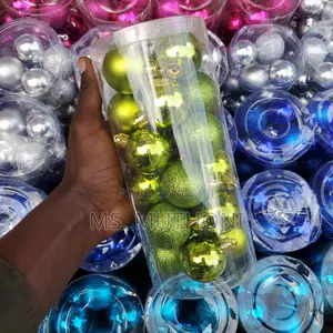 4 Cm 24pcs Christmas Balls Decor Set*