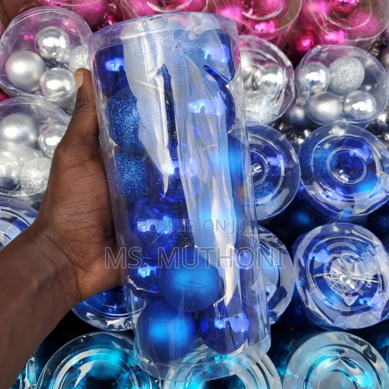 4 Cm 24pcs Christmas Balls Decor Set*
