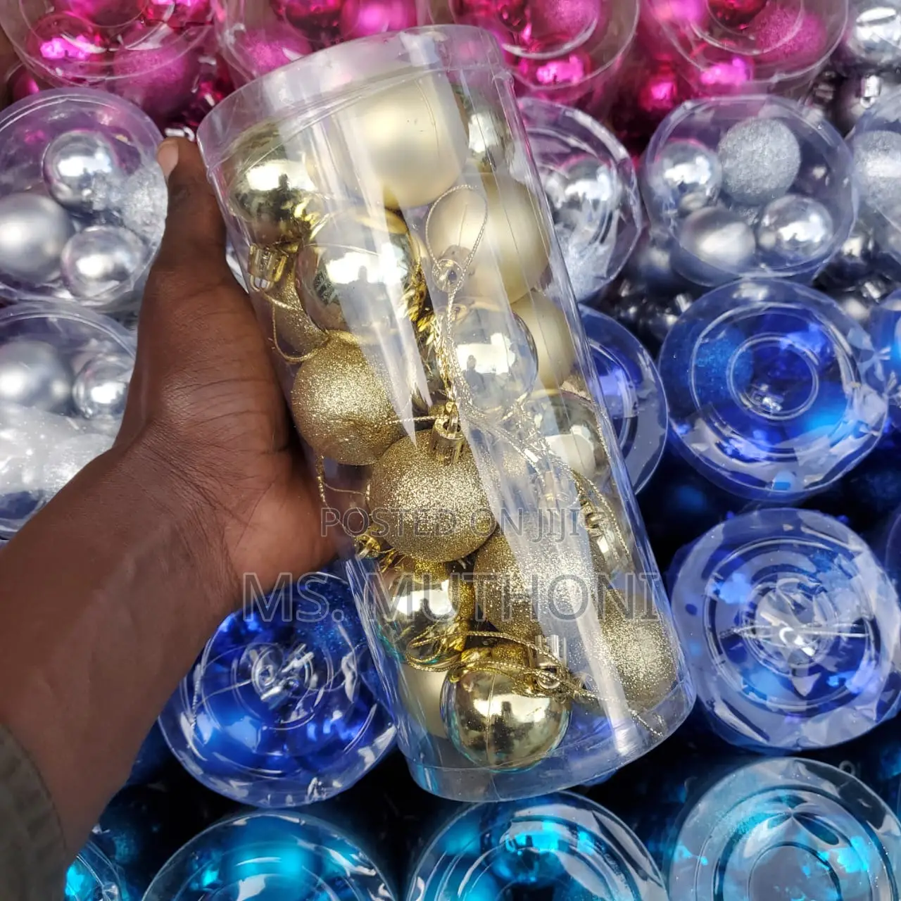 4 Cm 24pcs Christmas Balls Decor Set*