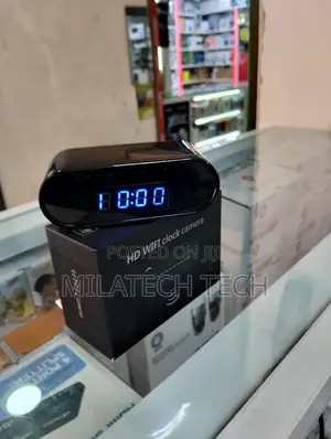 Wifi Clock HD Spy Camera With Audio Speaker