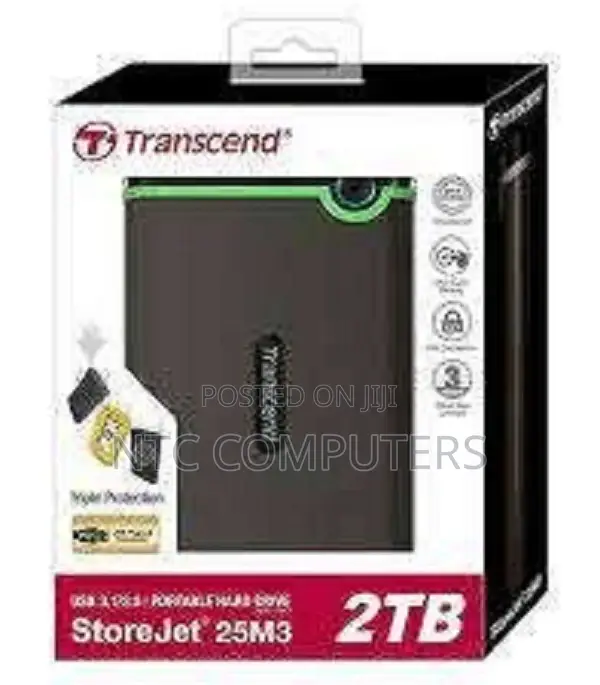 Transcend External HDD 2tb - Purple - Ts2tsj25h3p