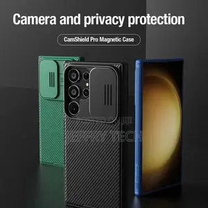 Samsung Galaxy S24 Ultra Camshield Case Cover (Black)