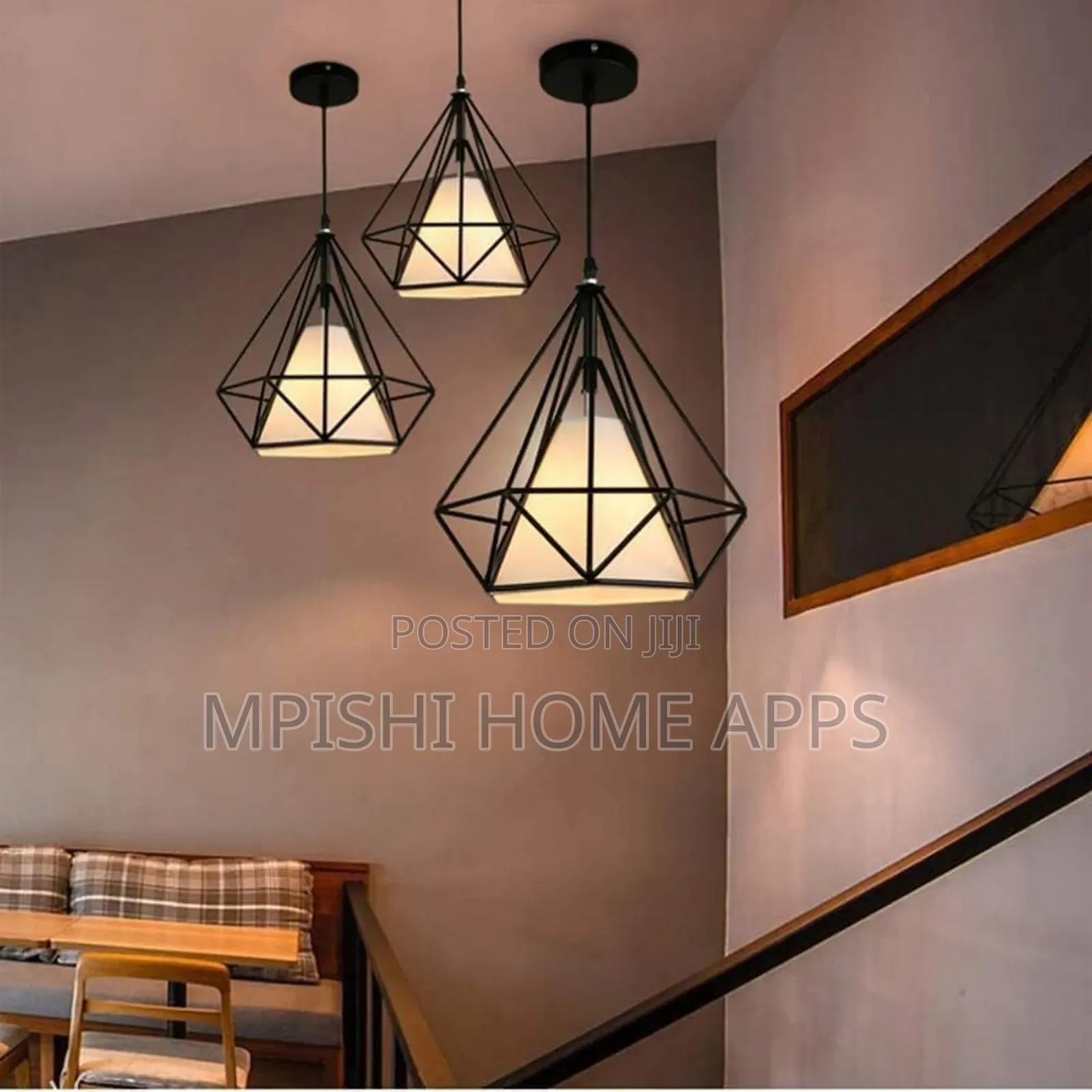 Vintage Cage Pendant Light