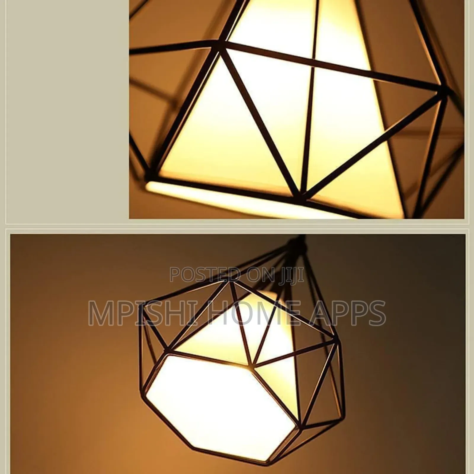 Vintage Cage Pendant Light