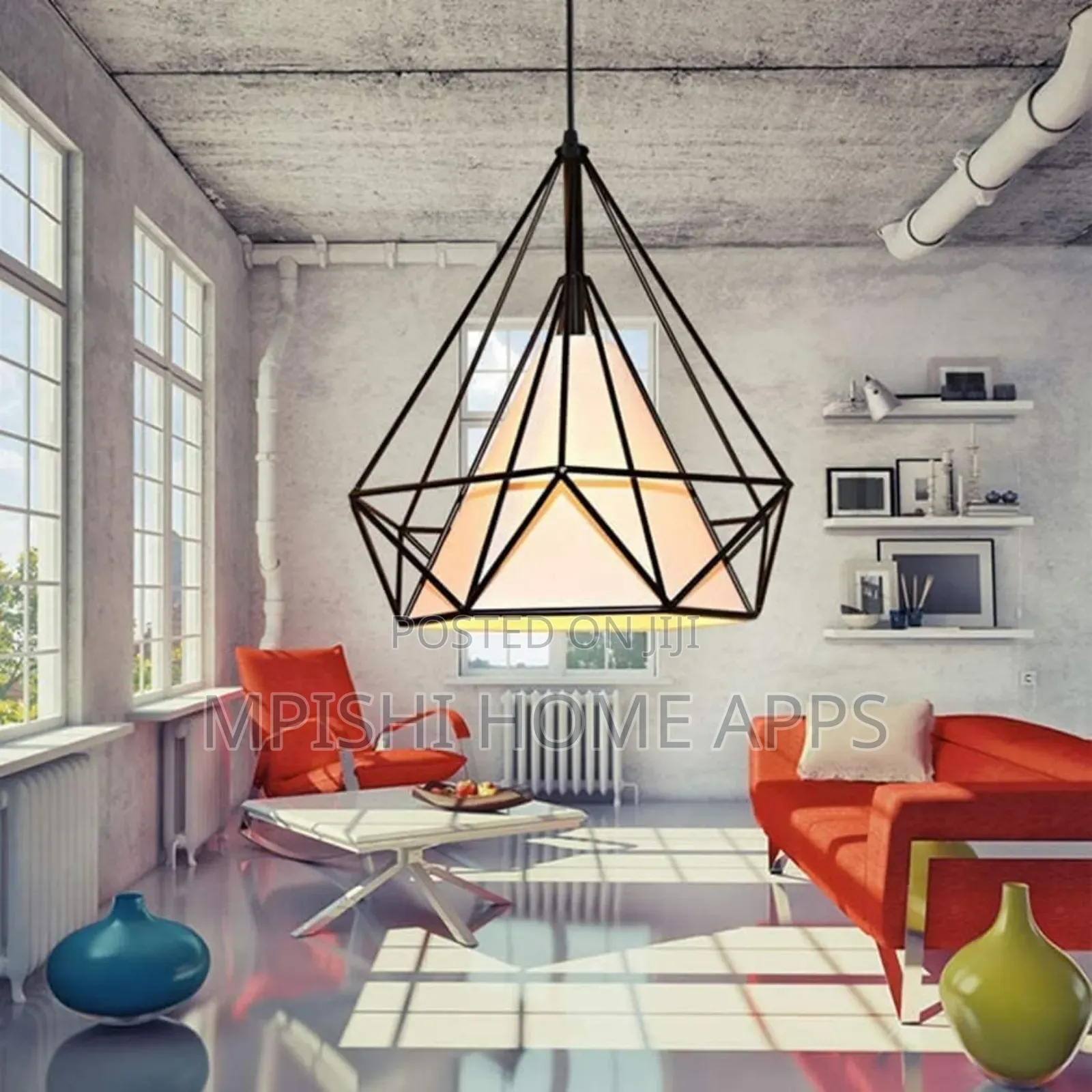 Vintage Cage Pendant Light