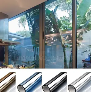 Privacy and Sun-Blocking Reflective Window Films