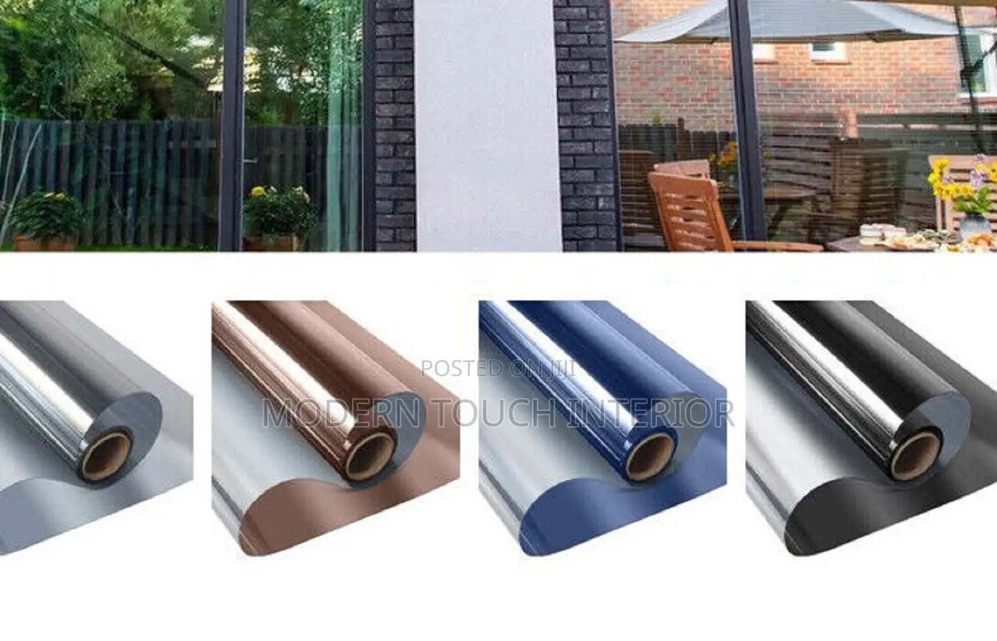Reflective Window Film- For Enhanced Privacy and Cooling