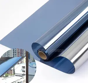 Blue Reflective Privacy Window Film