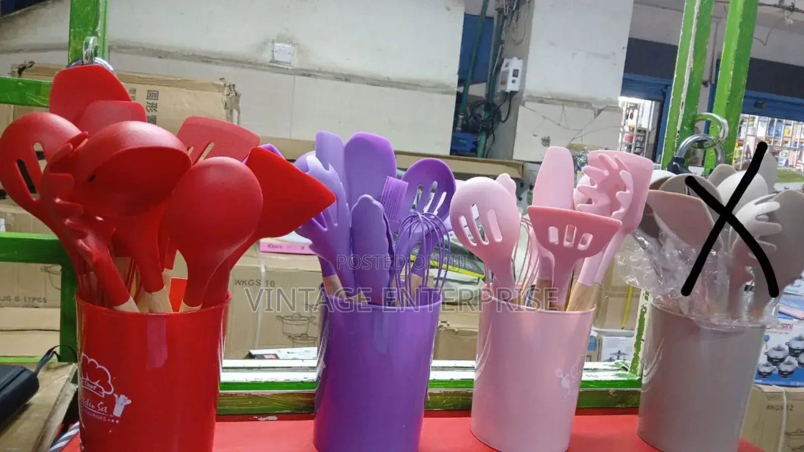 12pcs Silicon Spoons,*