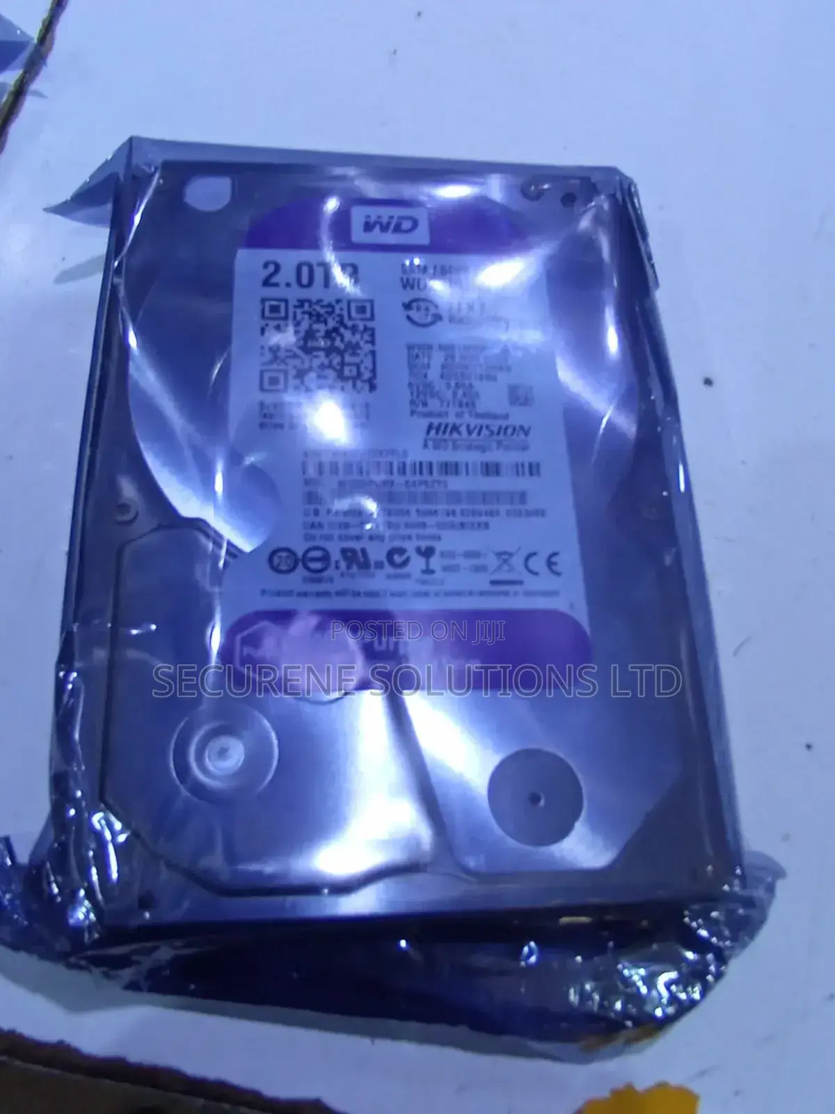 Western Digital Purple 2TB Surveillance Hard Disk