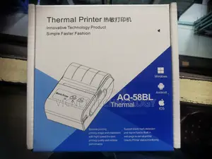 Aq-58l Portable Bluetooth Thermal Printer 58mm Size