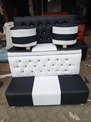 White and Black Pedicure Seat