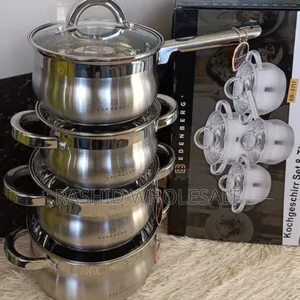 Edenburg 8pcs EB-3717 Stainless Steel Cookware Set