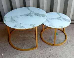 Marble Nesting Coffee Table (Glass Effect)