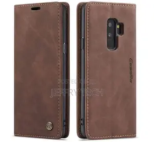 Samsung Galaxy S9 Plus Wallet Kickstand Case Coffee