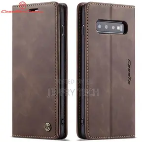 Samsung Galaxy S10 Plus Retro Wallet Kickstand Magnetic Flip