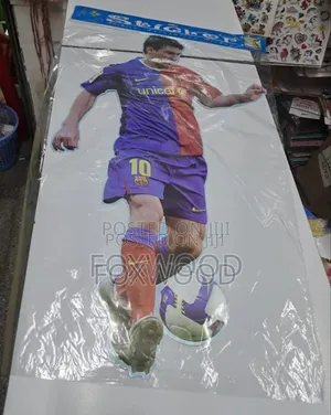 Super Star Football Players Wall Stickers