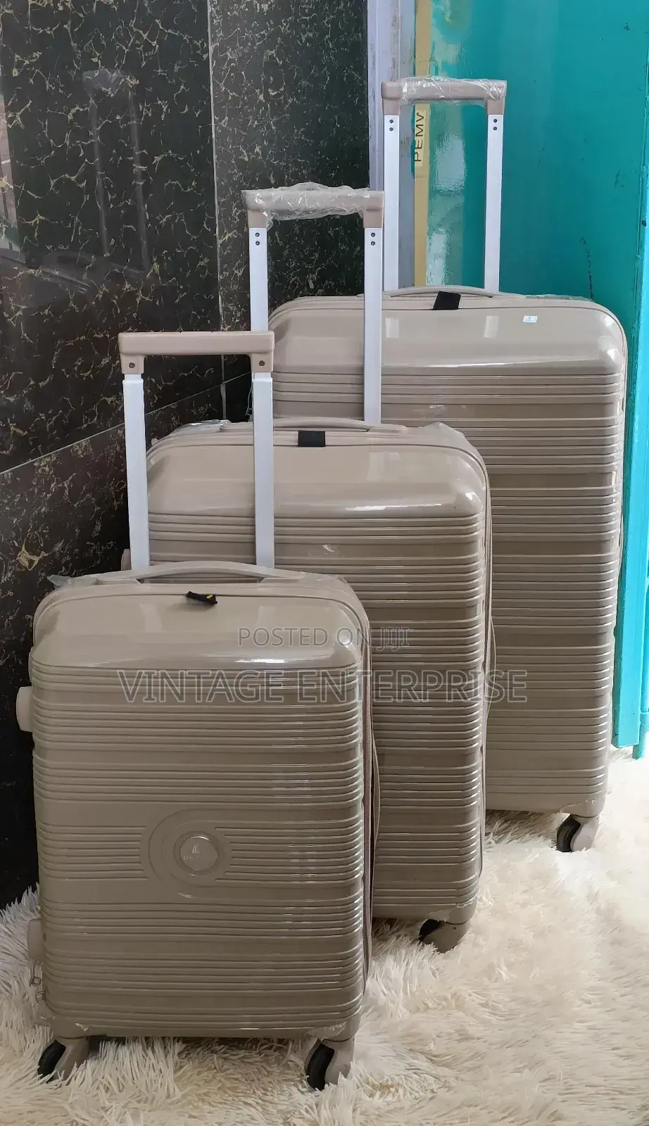 *Rubber Suitcase 3pcs Set/Rubber Suitcase 3pcs Set