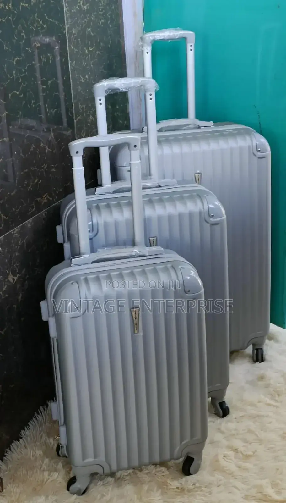Suitcase 3pcs Set Rubber Suitcase**