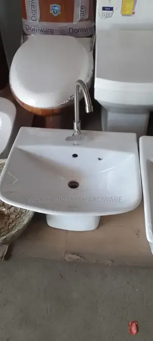 One Body, Half Pedestal Sink