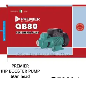 Water Pump Booster Premier 1HP 3.6m^3/ Hr