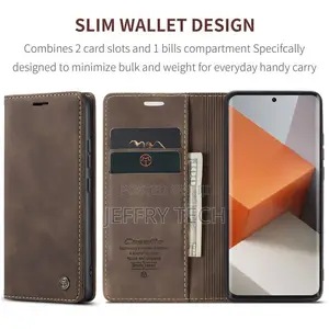 Xiaomi Redmi Note 13 Pro Plus 5G Wallet Suede Leather Case C