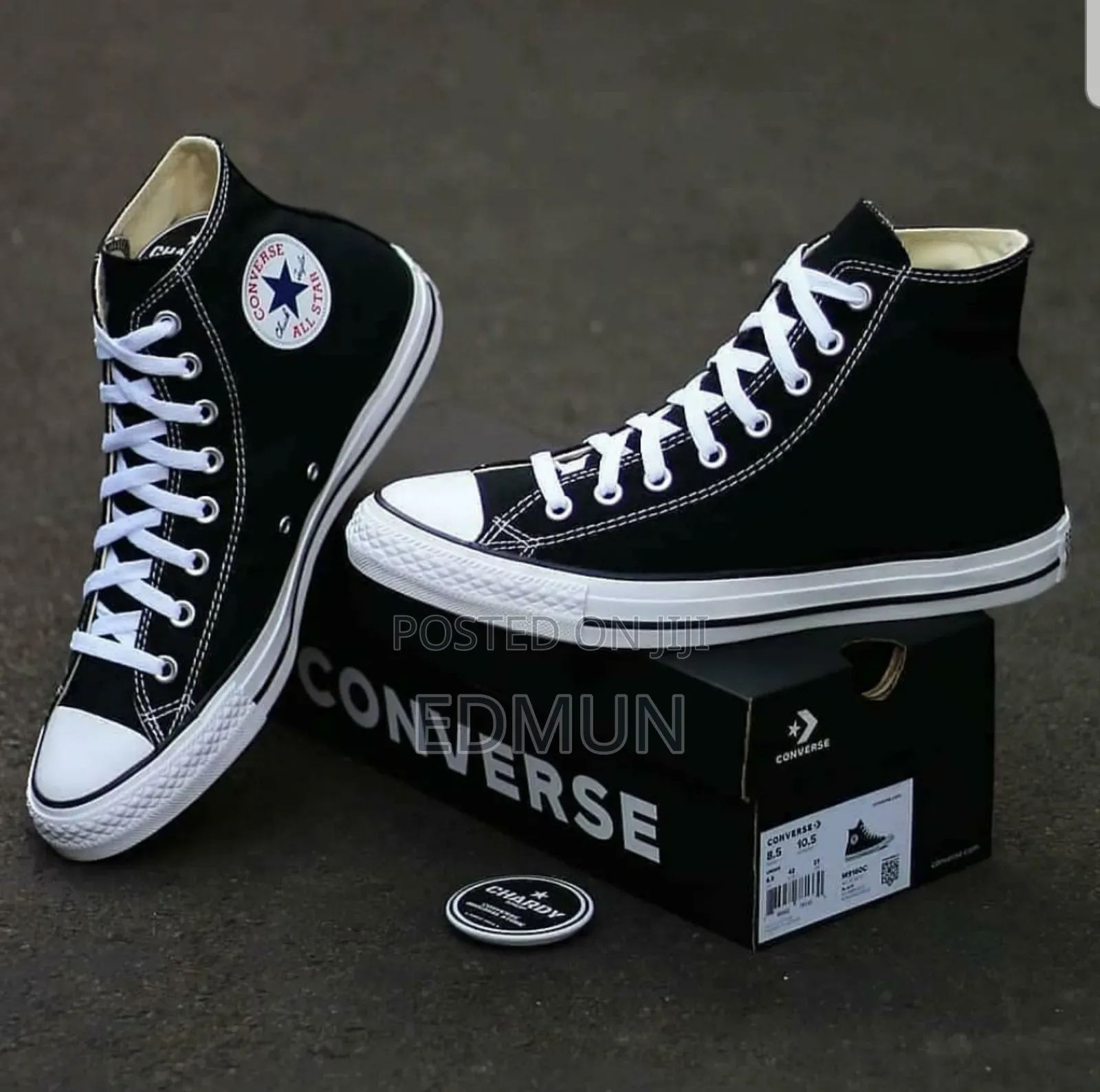Black White High Top