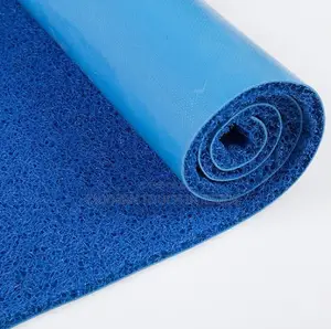 Anti-Slip PVC Blue Spaghetti Carpet