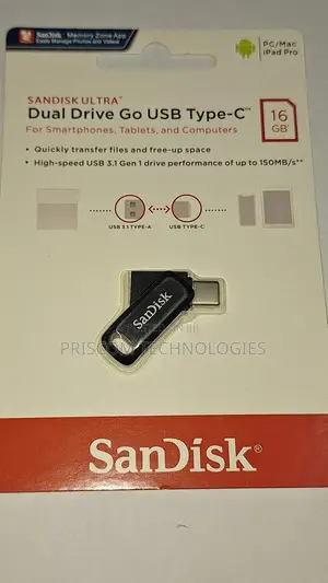 16GB Sandisk Flash Disk Drive Dual OTG USB Type C