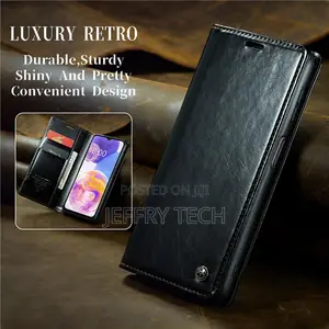 Samsung Galaxy A23 Wallet Magnetic Case Black