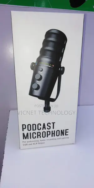 Dynamic Podcast, Vlog and Gaming Microphone USB XLR Output