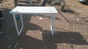White Metallic Office Desk