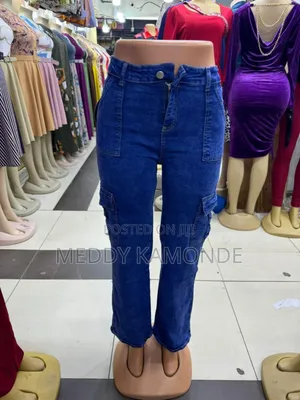 Blue/Grey Side Pocket Grey Jeans