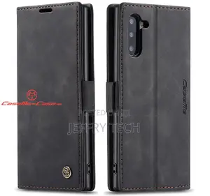 Samsung Galaxy Note 10 Wallet Stand Magnetic Case Black