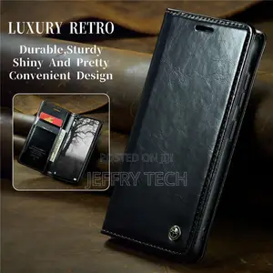 Xiaomi Redmi Note 13 Pro 4G Luxury Wallet Magnetic Case Blac