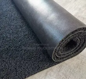 Black PVC Spaghetti Mat
