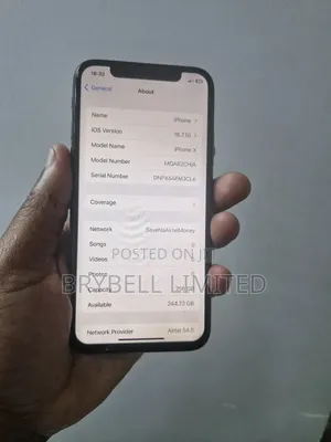 Apple iPhone X 256 GB Black
