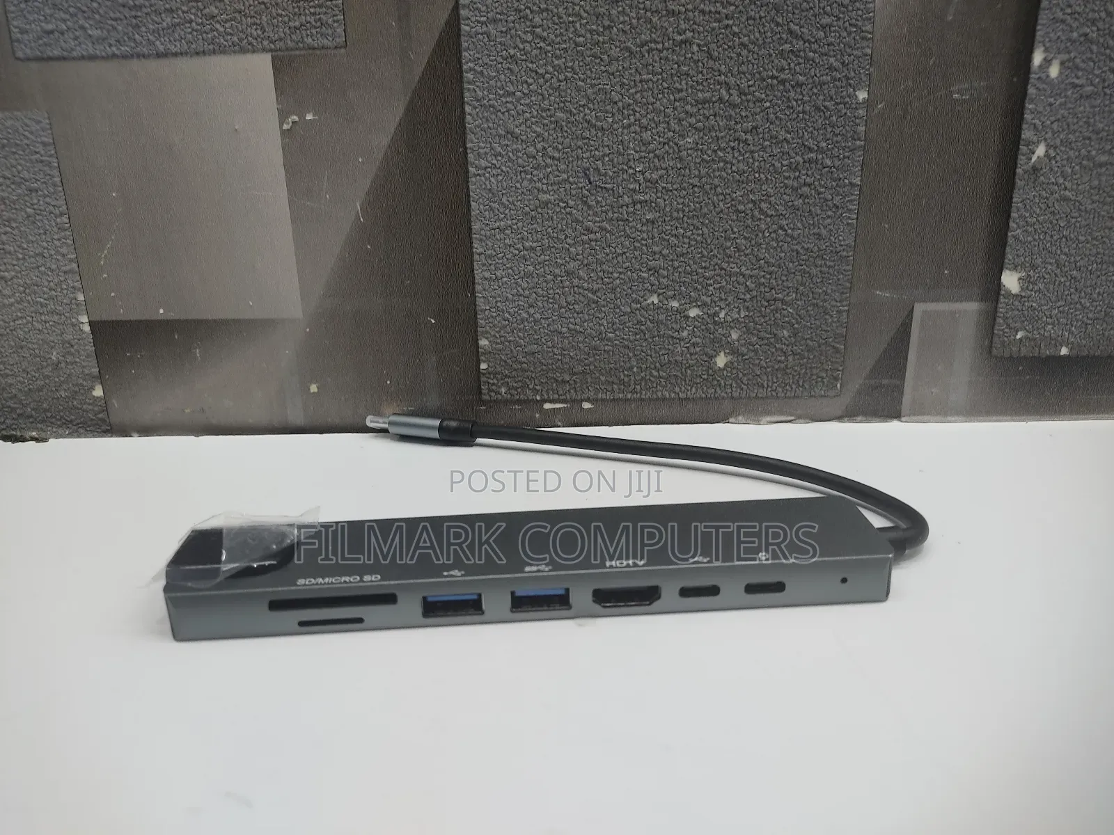 USB Type C Adapter With HDMI Port Ethernet RJ45 (8 Ports)