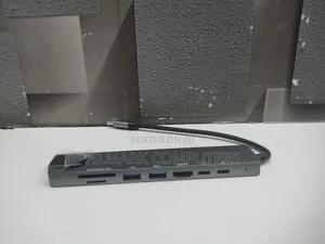 USB Type C Adapter With HDMI Port Ethernet RJ45 (8 Ports)