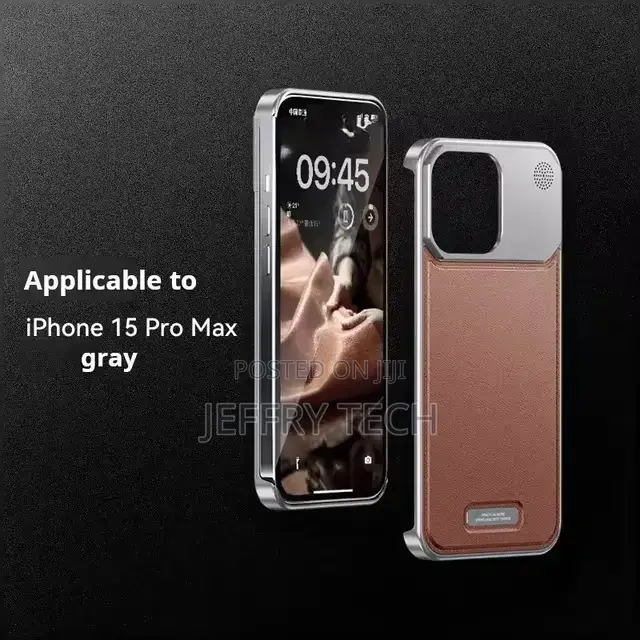 Titenium Aero Flex Metal Case - iPhone 15 Pro Max. *Premium